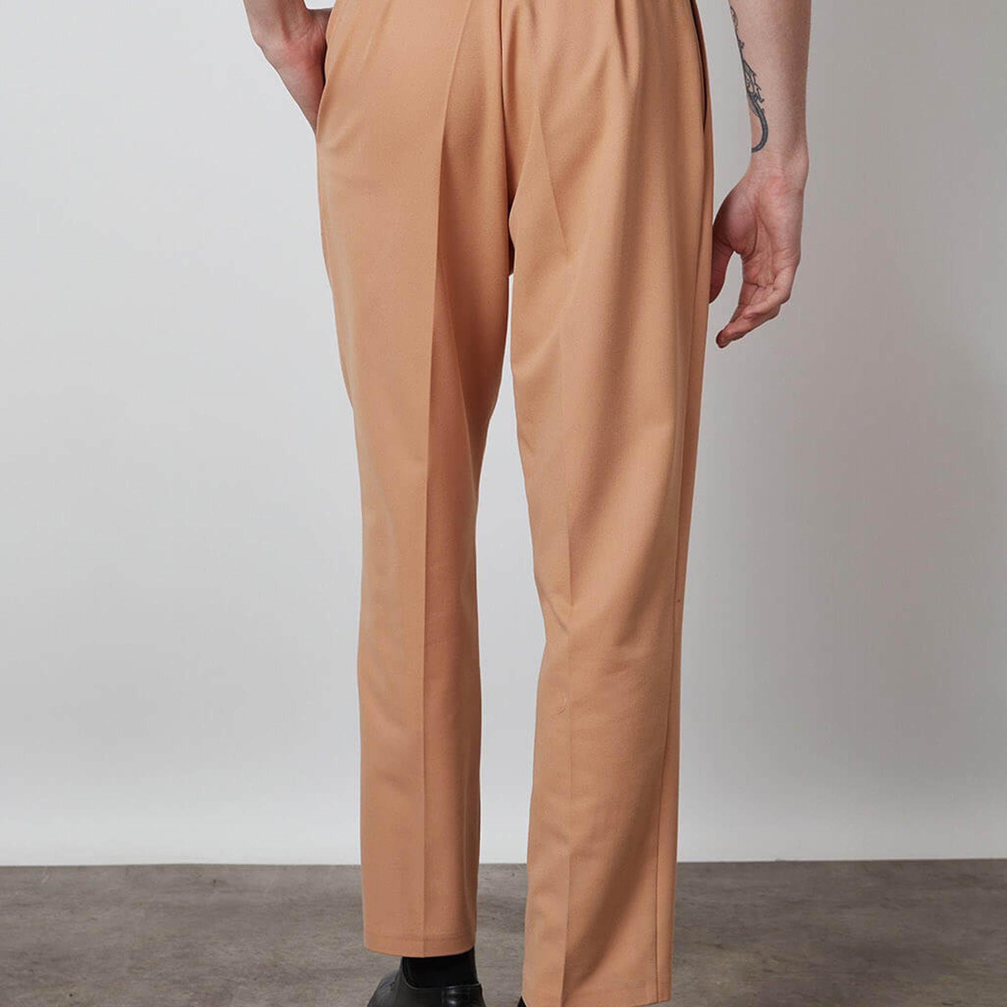 İki Pile Slim Pantolon