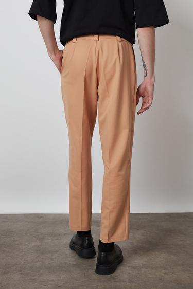  İki Pile Slim Pantolon