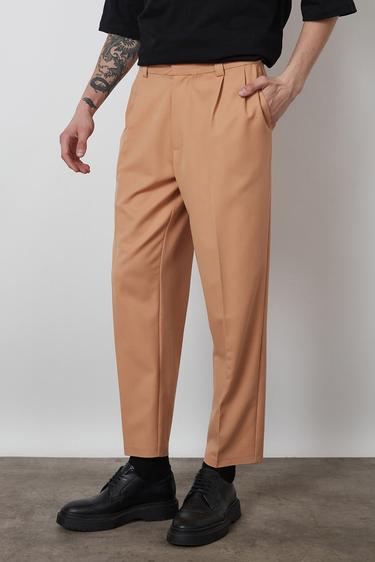  İki Pile Slim Pantolon