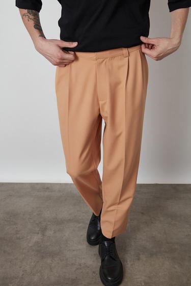  İki Pile Slim Pantolon