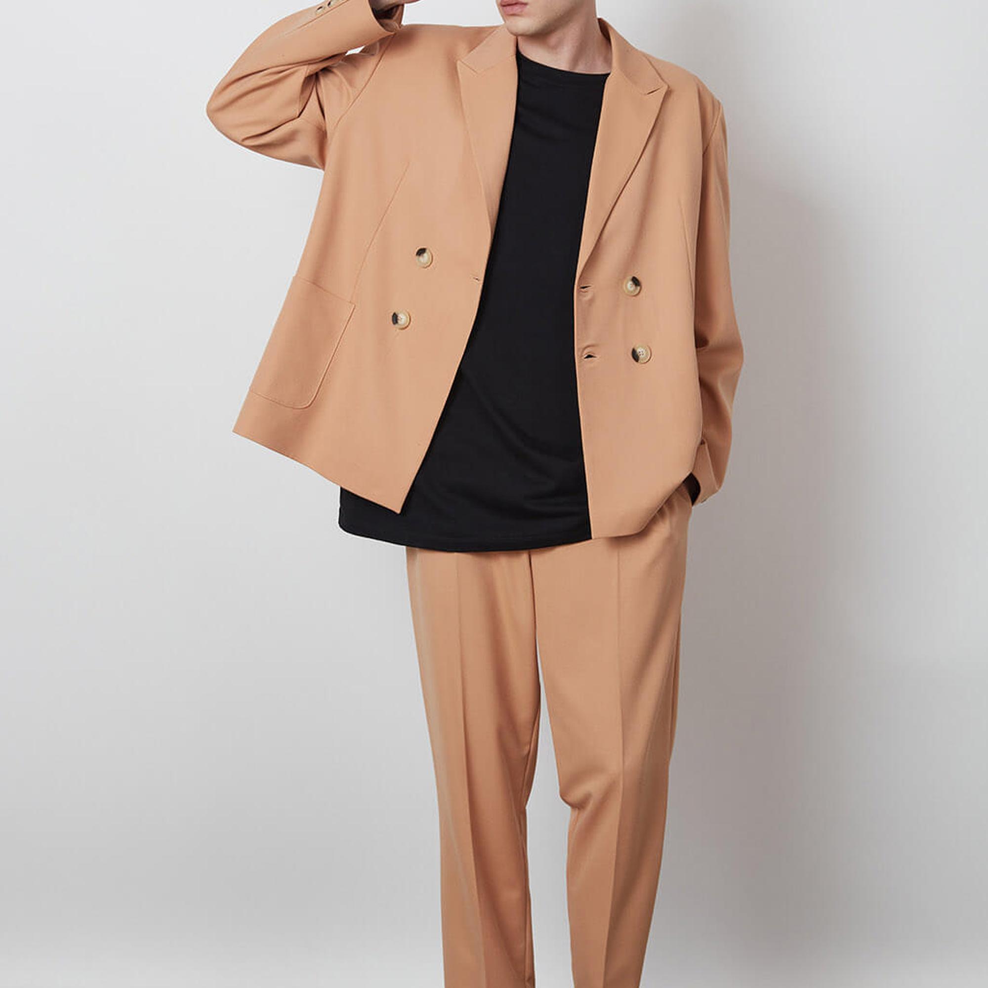 İki Pile Slim Pantolon