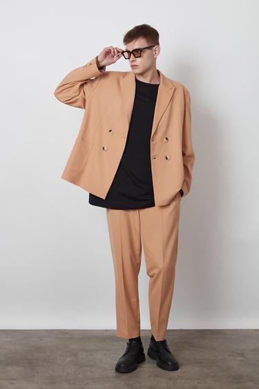  İki Pile Slim Pantolon