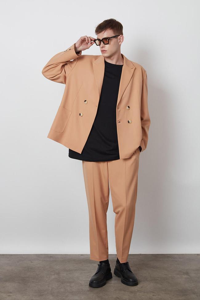  İki Pile Slim Pantolon