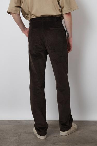  Tek Pile Kadife Pantolon