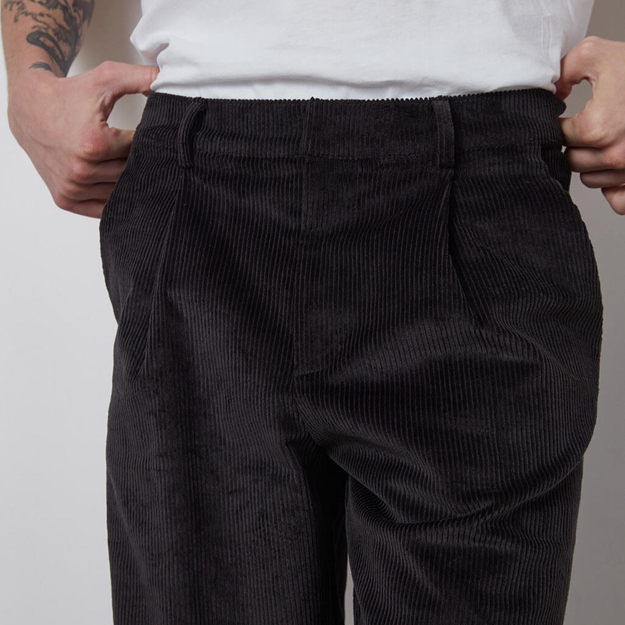 Tek Pile Kadife Pantolon