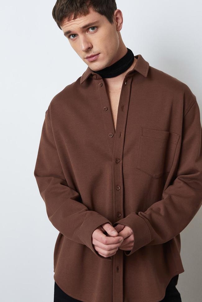  Örme Oversize Gömlek