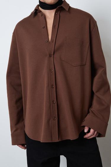  Örme Oversize Gömlek