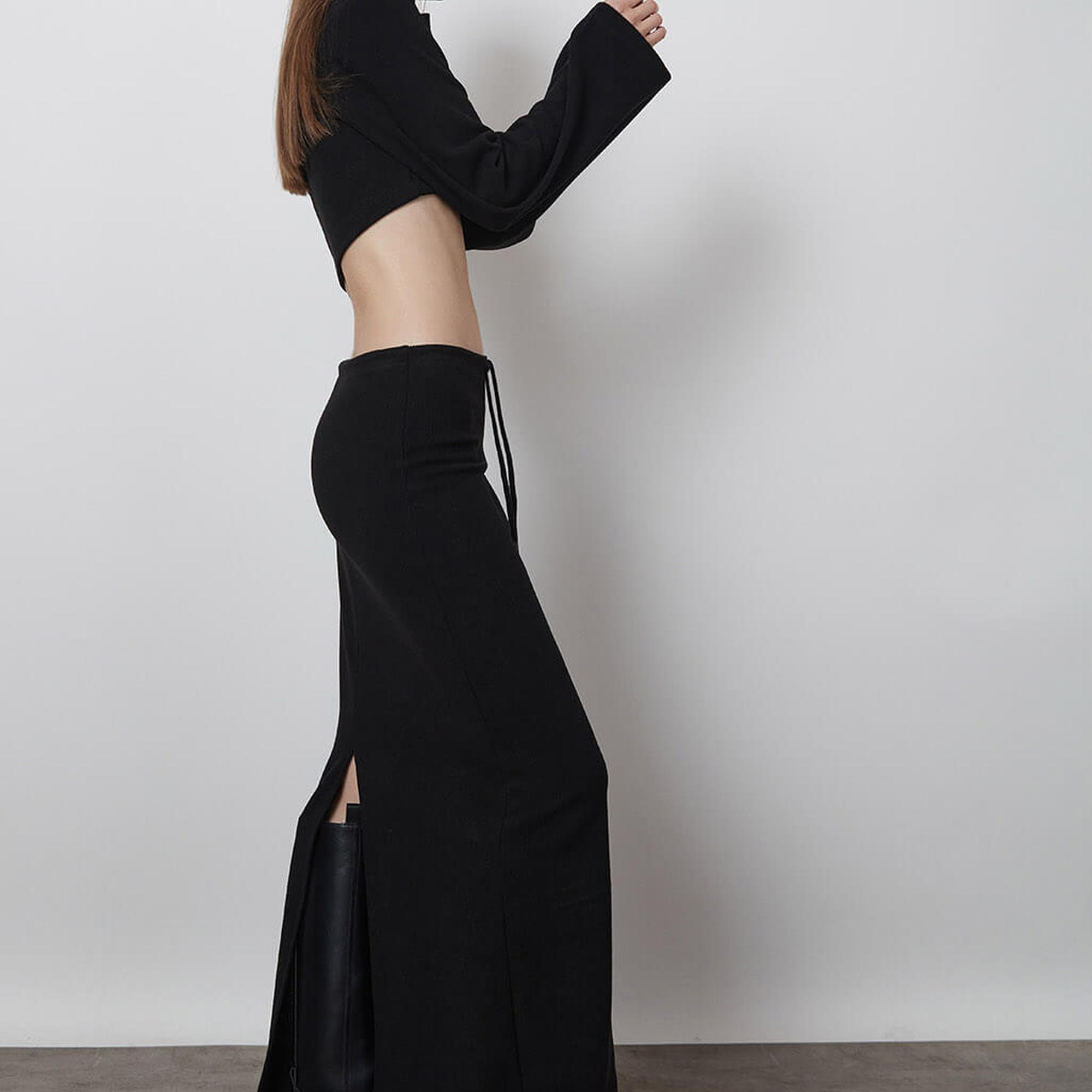 Triko Polo Yaka Croptop