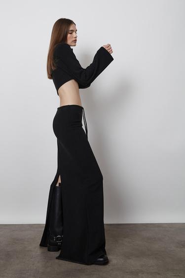  Triko Polo Yaka Croptop