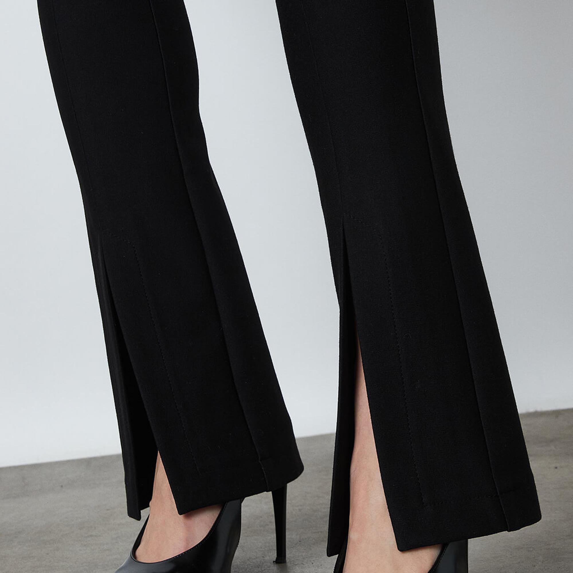 Örme Yırtmaçlı İspanyol Tayt