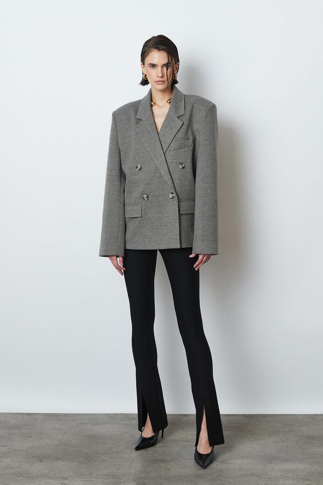  Örme Yırtmaçlı İspanyol Tayt