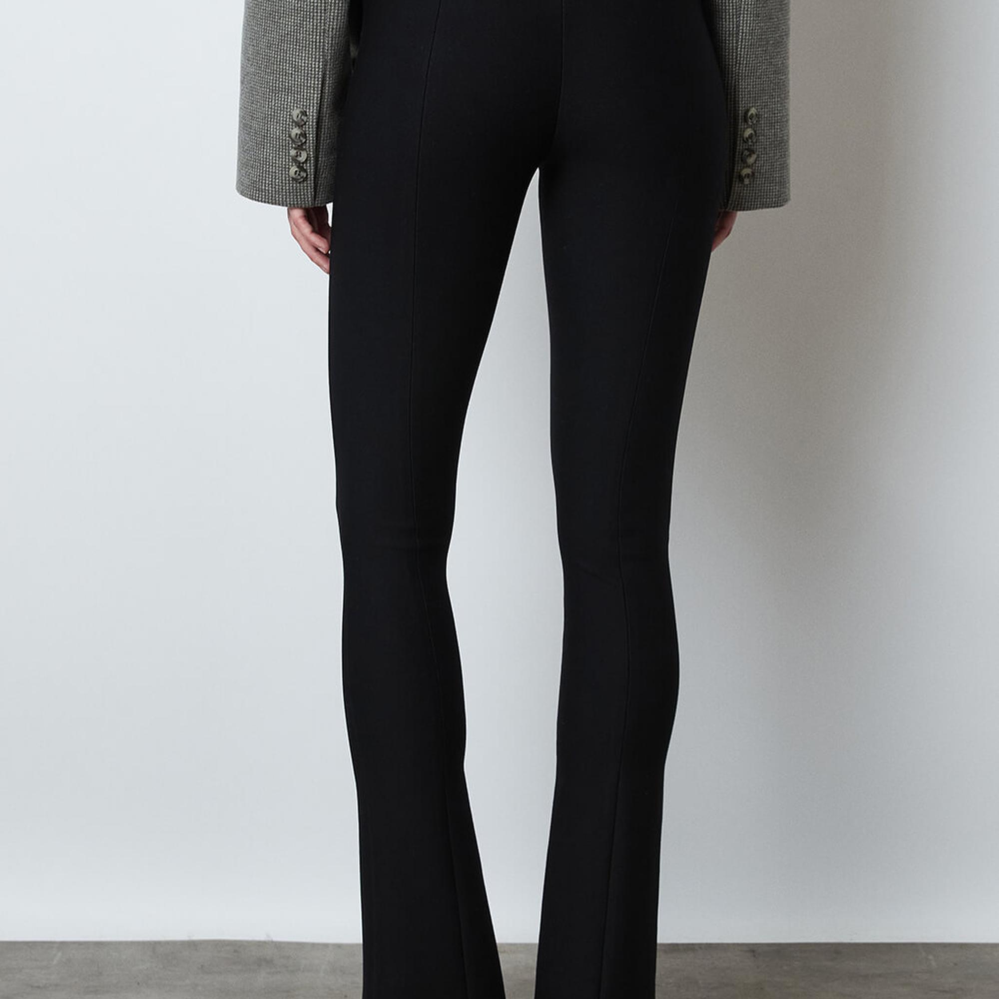 Örme Yırtmaçlı İspanyol Tayt