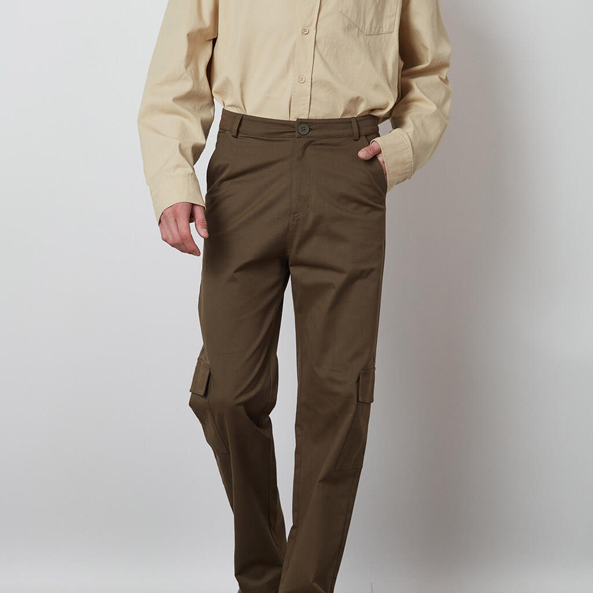 Gabardin Kargo Pantolon