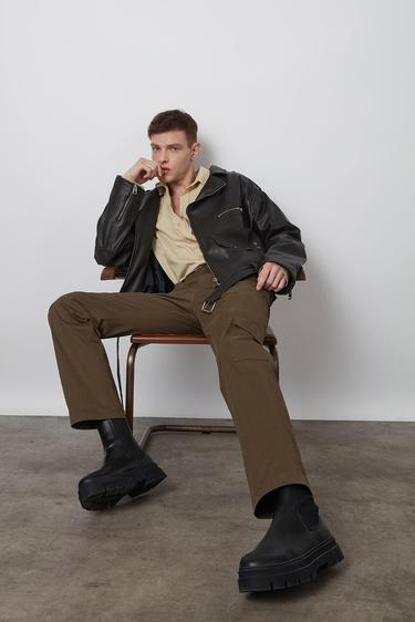  Gabardin Kargo Pantolon