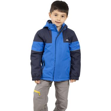  Trespass Unlock - Rain Tp50 Erkek Çocuk Mavi Outdoor Ceketi