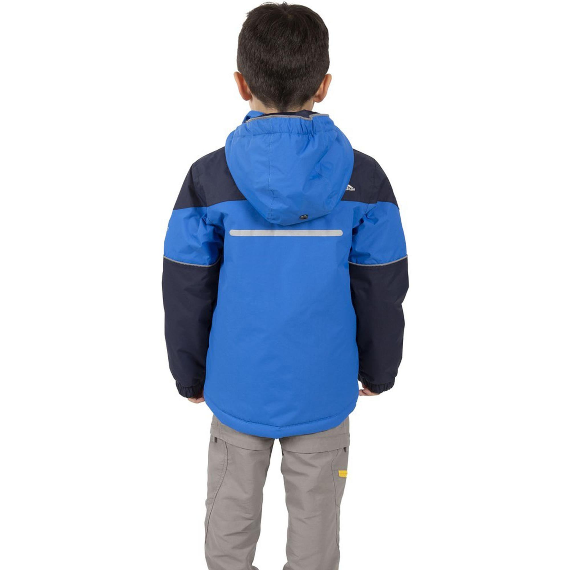 Trespass Unlock - Rain Tp50 Erkek Çocuk Mavi Outdoor Ceketi