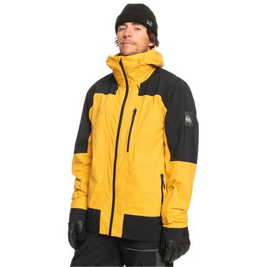  Quiksilver Ultralight Gore-tex Erkek Sarı Snowboard Ceketi