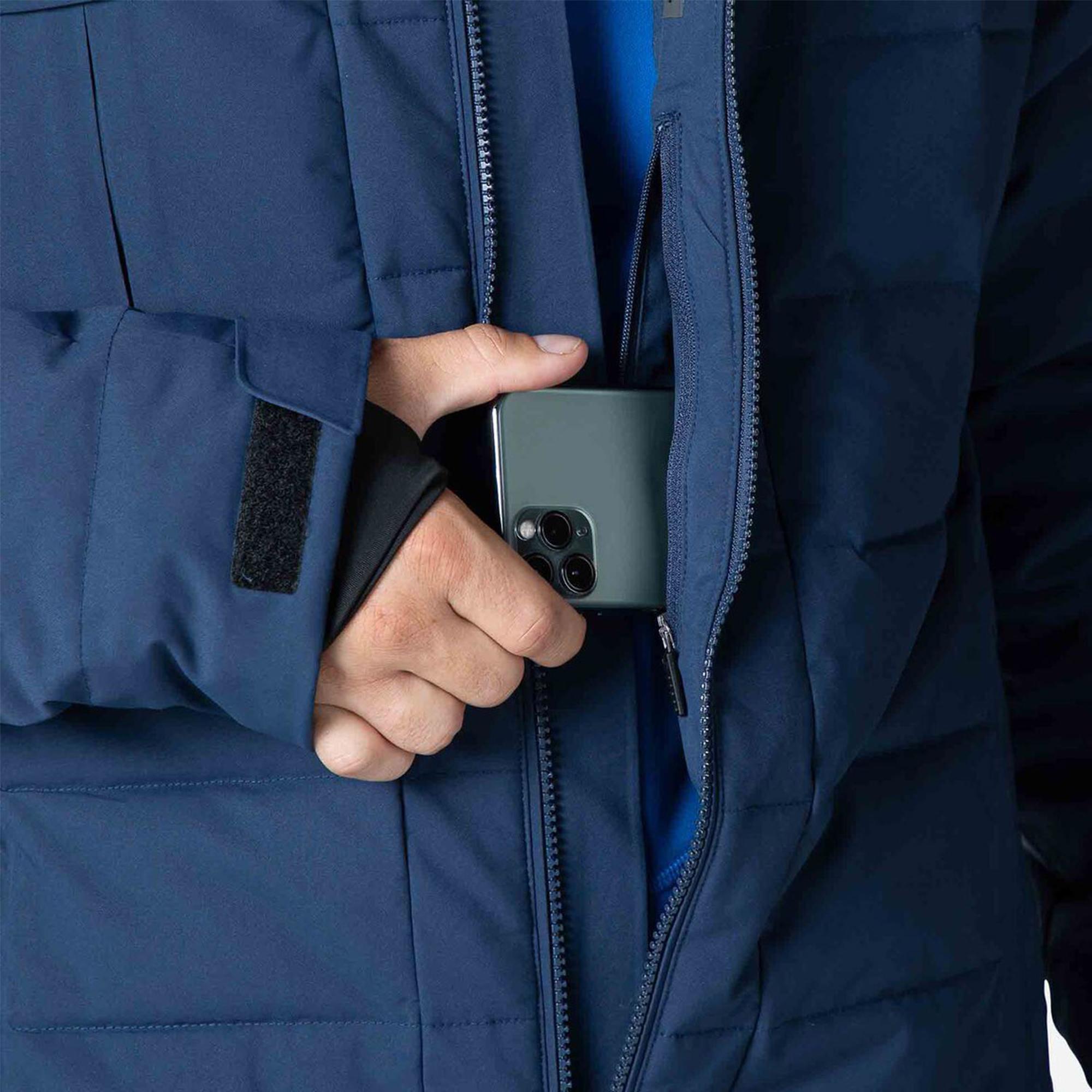 Rossignol Puffy Parka Erkek Mavi Kayak Ceketi