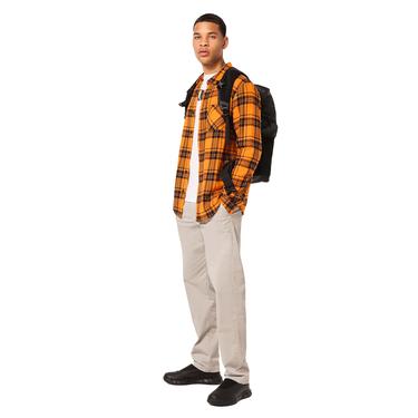  Oakley Podium Plaid Ls Flannel Erkek Turuncu Gömlek