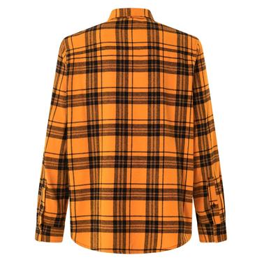  Oakley Podium Plaid Ls Flannel Erkek Turuncu Gömlek