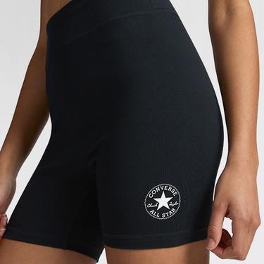  Converse Chuck Taylor Kadın Siyah Bisiklet Tayt