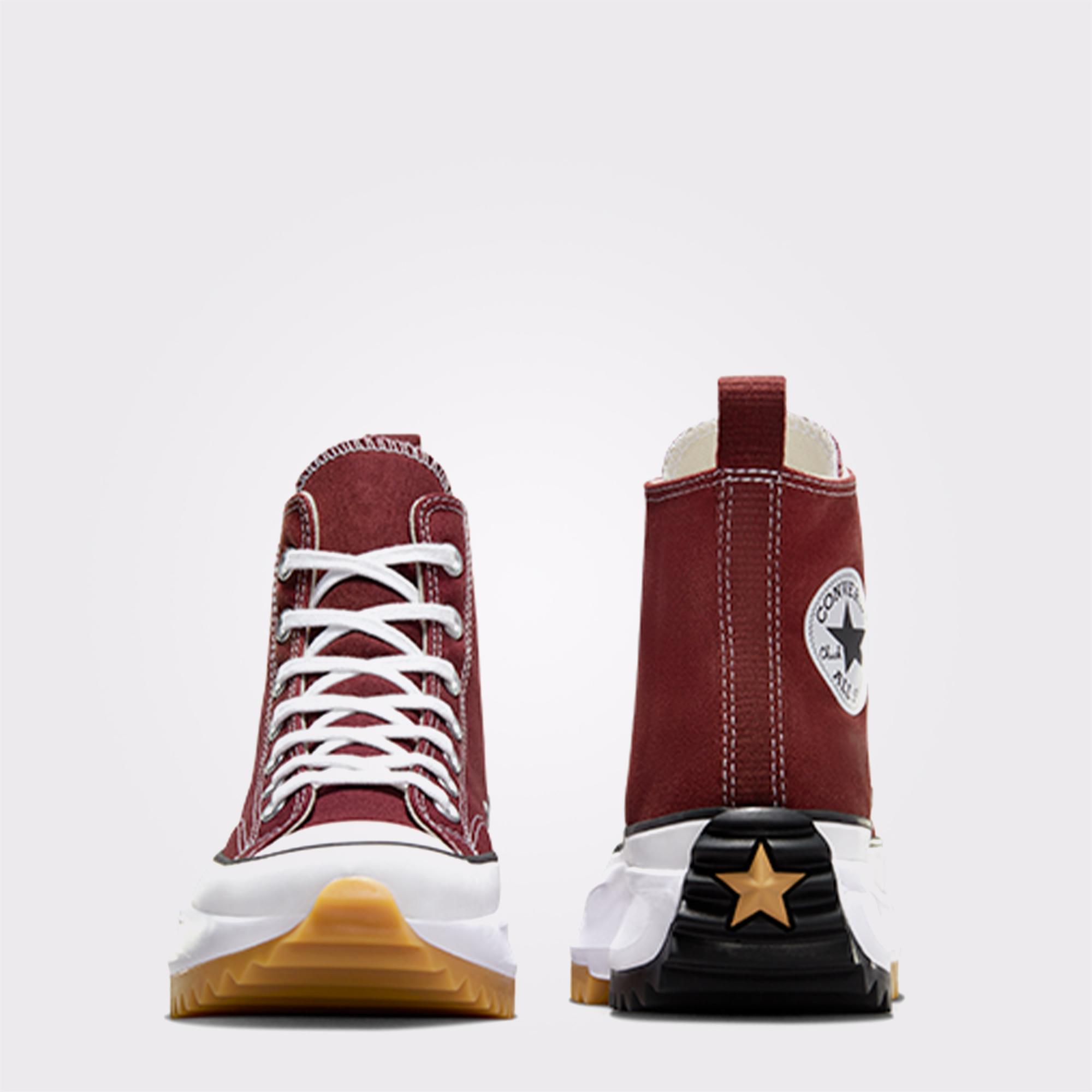 Converse Run Star Hike Unisex Bordo Platform Sneaker
