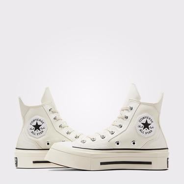  Converse Chuck 70 De Luxe Squared Unisex Krem Platform Sneaker