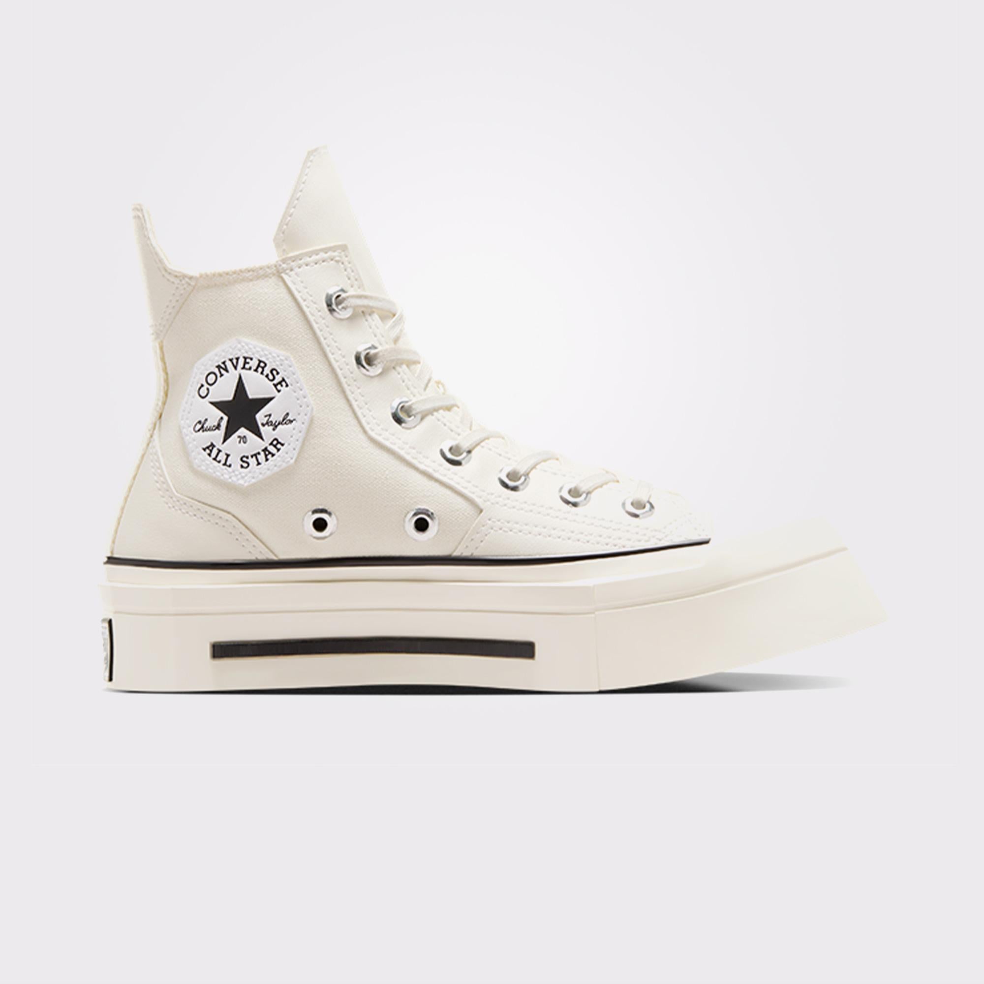 Converse Chuck 70 De Luxe Squared Unisex Krem Platform Sneaker