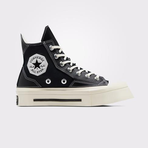  Converse Chuck 70 De Luxe Squared Unisex Siyah Platform Sneaker
