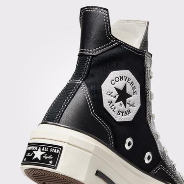  Converse Chuck 70 De Luxe Squared Unisex Siyah Platform Sneaker