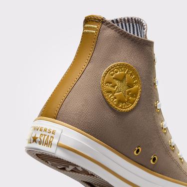  Converse Chuck Taylor All Star Herringbone Stripe Kadın Kahverengi Sneaker