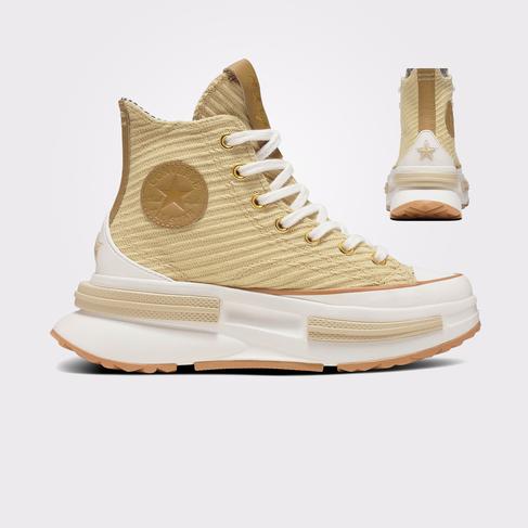  Converse Run Star Legacy Cx Platform Textured Unisex Sarı Platform Sneaker