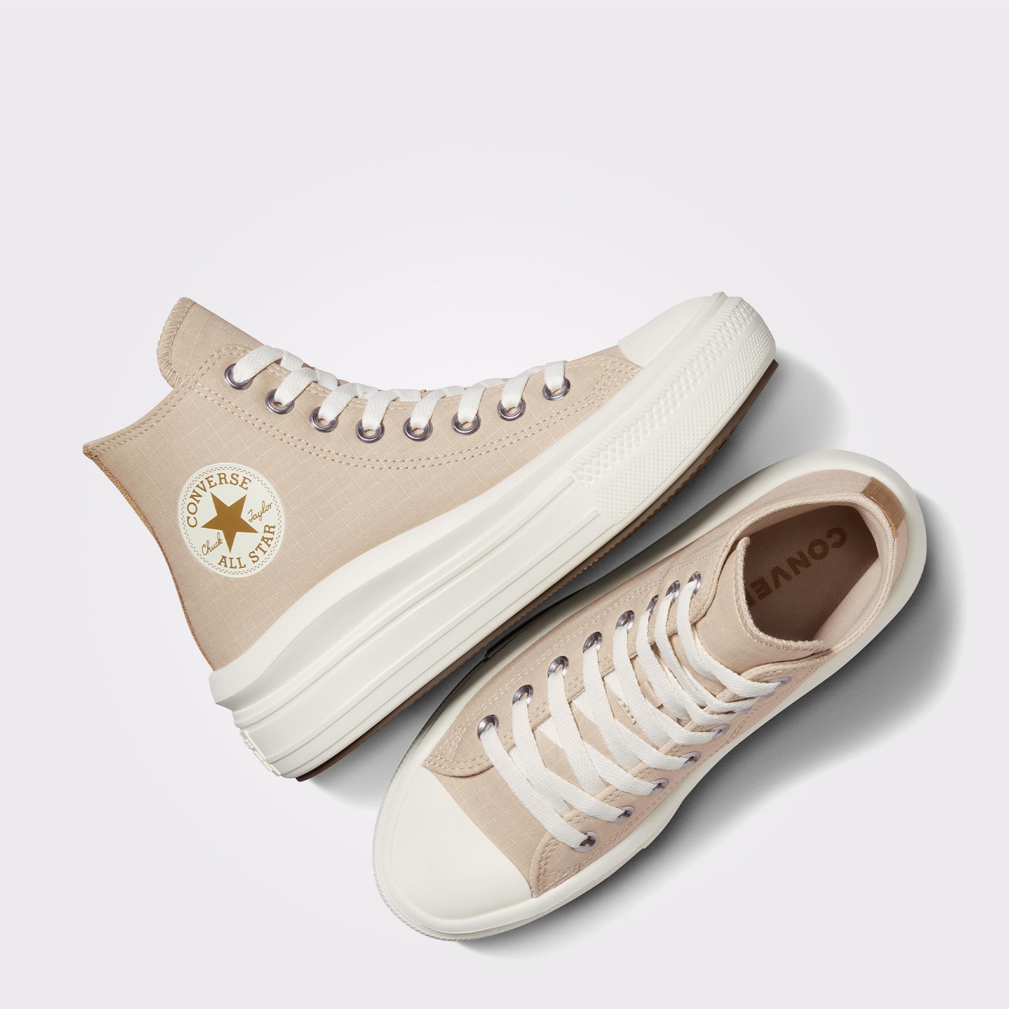Converse Chuck Taylor All Star Move Unisex Bej Sneaker