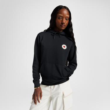  Converse Y2K Heart Pullover Kadın Siyah Hoodie