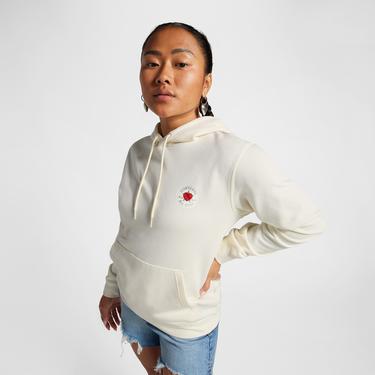  Converse Y2K Heart Pullover Kadın Krem Hoodie