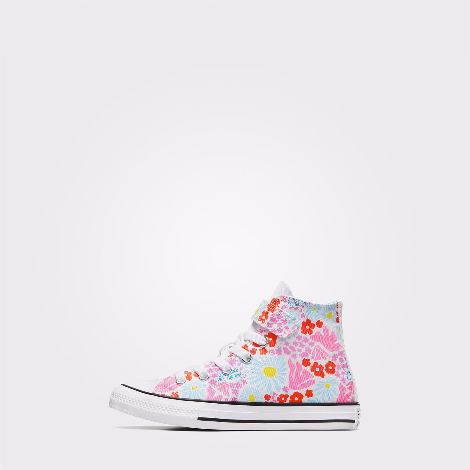 Converse Converse Beyaz Chuck Taylor All Star Easy On Floral Çocuk Renkli Sneaker | FashFed Beyaz - 4. görsel