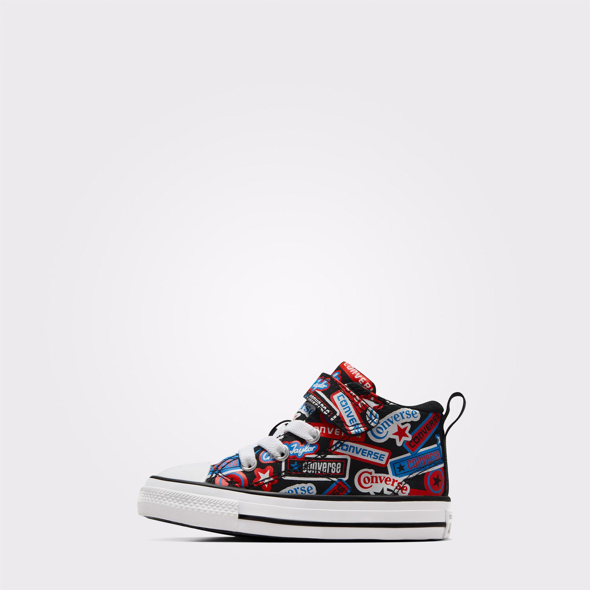 Converse Chuck Taylor All Star Malden Street Stickers Çocuk Siyah Sneaker