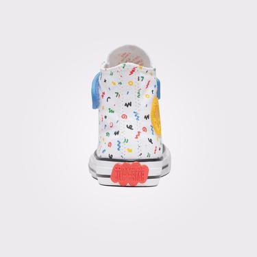  Converse Chuck Taylor All Star Doodles Çocuk Beyaz Sneaker