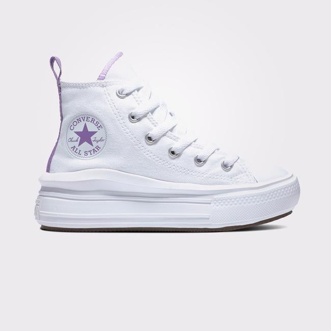  Converse Chuck Taylor All Star Move Çocuk Beyaz Platform Sneaker