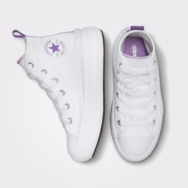  Converse Chuck Taylor All Star Move Çocuk Beyaz Platform Sneaker