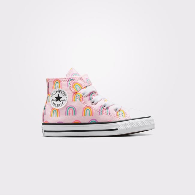  Converse Chuck Taylor All Star Easy-On Rainbows Çocuk Pembe Sneaker