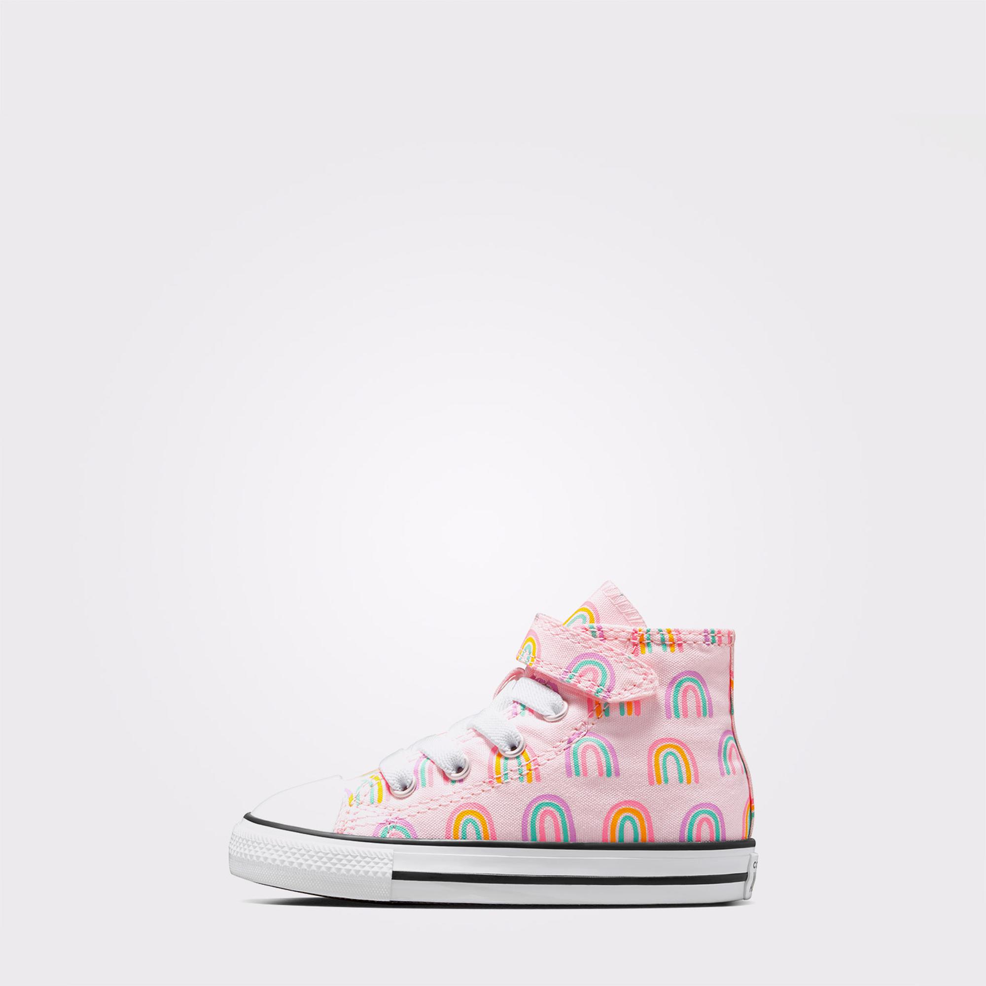 Converse Chuck Taylor All Star Easy-On Rainbows Çocuk Pembe Sneaker