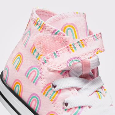  Converse Chuck Taylor All Star Easy-On Rainbows Çocuk Pembe Sneaker