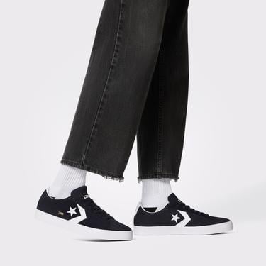  Converse Cons Pro Vulcanized Pro Unisex Siyah Süet Sneaker