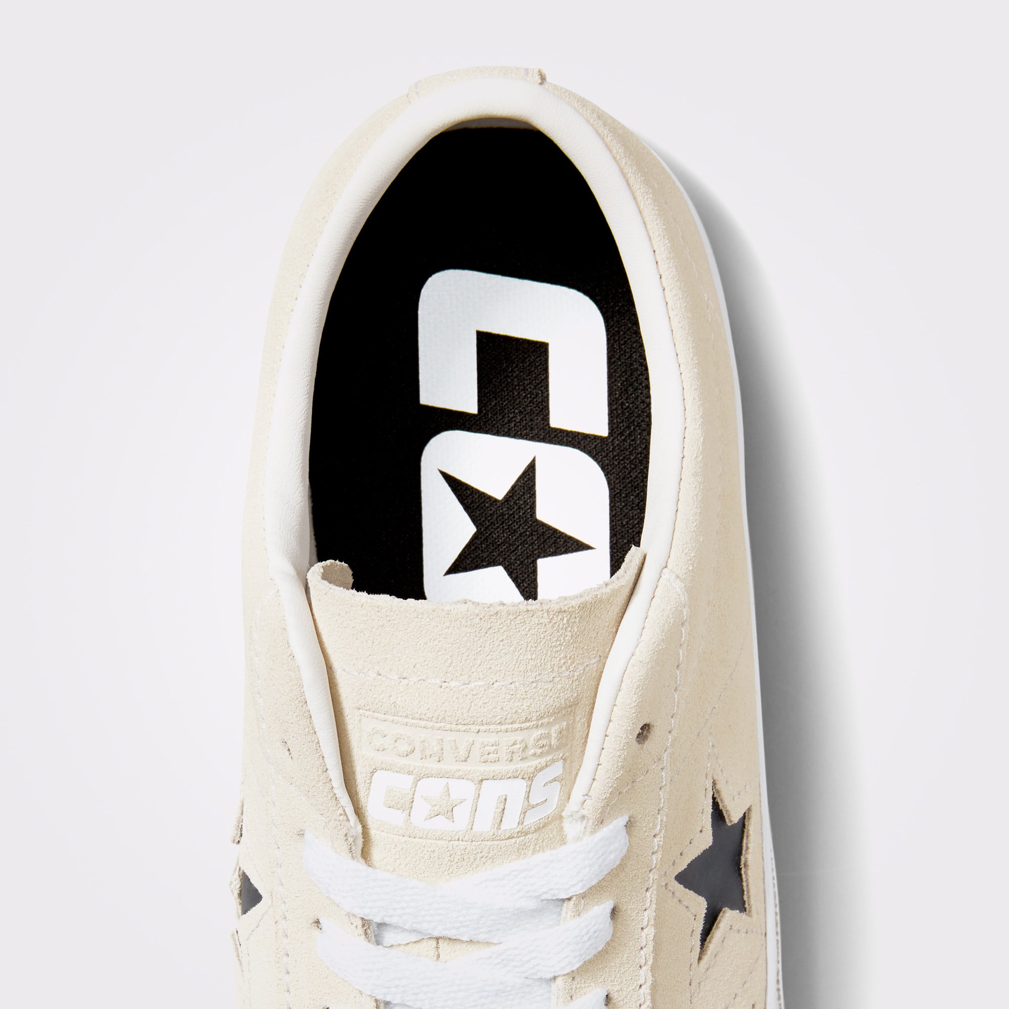 Converse Cons One Star Pro Unisex Krem Süet Sneaker - Görsel 6