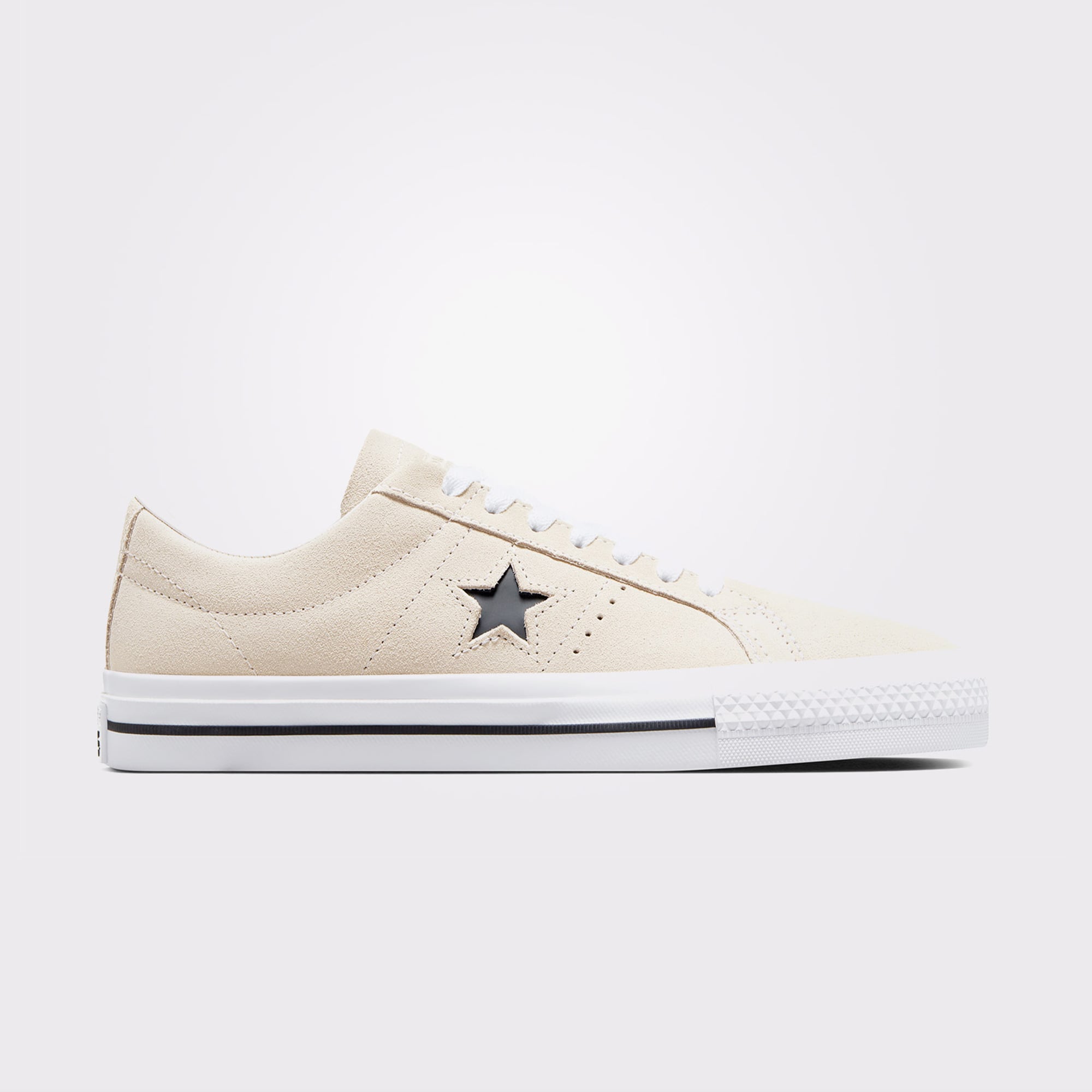 Converse Cons One Star Pro Unisex Krem Süet Sneaker - Görsel 2