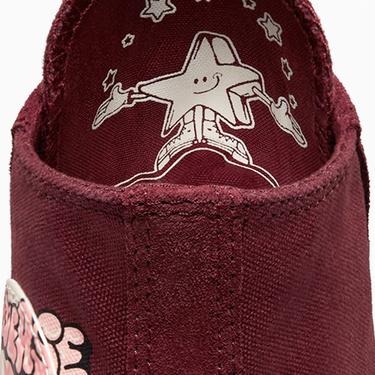  Converse Chuck 70 Scribble Kadın Bordo Sneaker