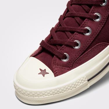  Converse Chuck 70 Scribble Kadın Bordo Sneaker