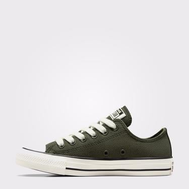  Converse Chuck Taylor All Star Canvas & Leather Kadın Haki Sneaker