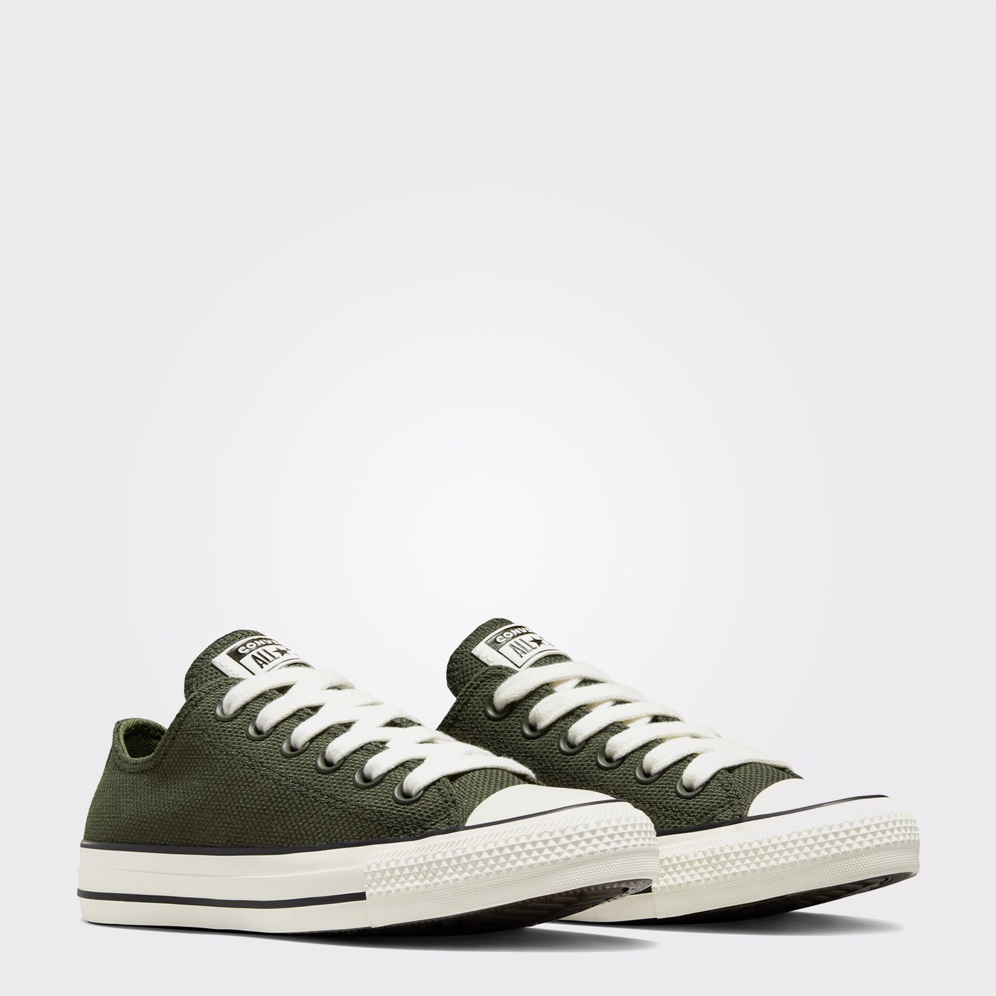 Converse Chuck Taylor All Star Canvas & Leather Kadın Haki Sneaker